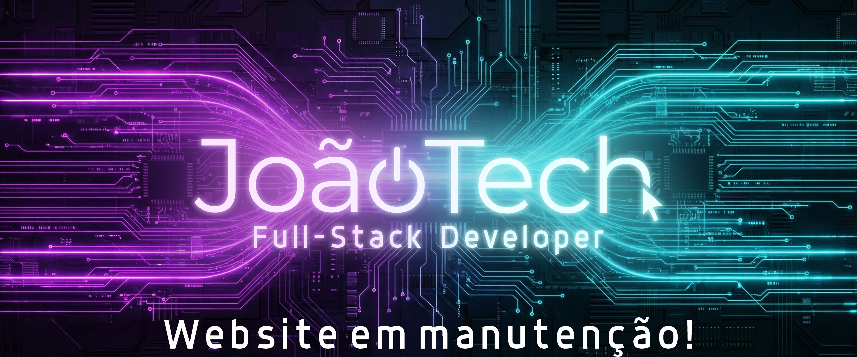 Website em manutenção